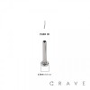 IMPLANT GRADE TITANIUM THREADLESS PUSH IN CZ FLOWER LABRET SET